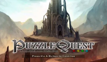 Puzzle Quest - Challenge of the Warlords screen shot title